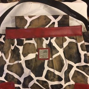 #Miche Red & Giraffe bag large